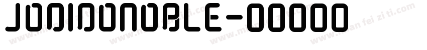 JodidoNoble字体转换