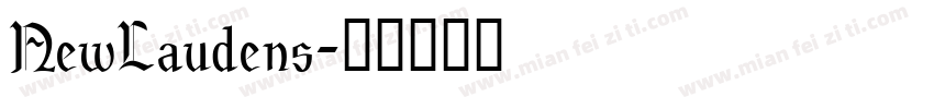 NewLaudens字体转换