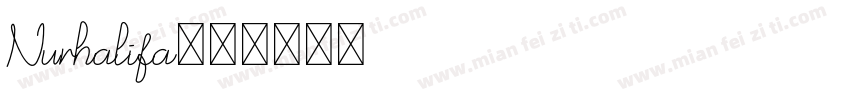 Nurhalifa字体转换