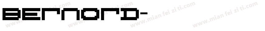 BERNORD字体转换