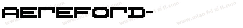 aereford字体转换