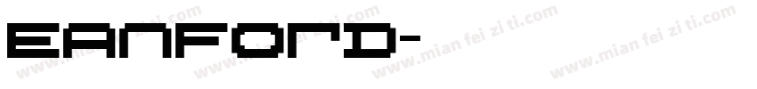 eanford字体转换