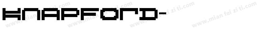 knapford字体转换