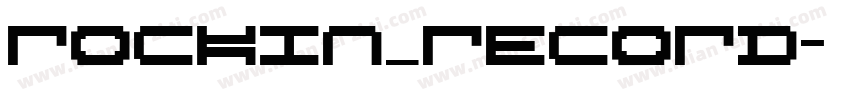 rockin_record字体转换