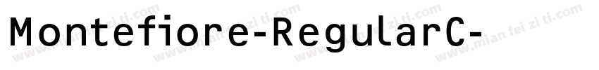 Montefiore-RegularC字体转换