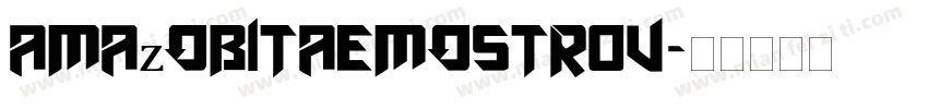 AmazObitaemOstrov字体转换