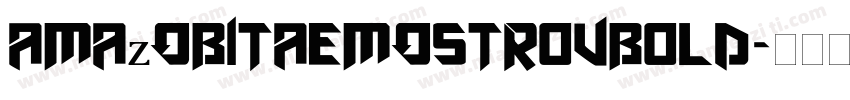 AmazObitaemOstrovBold字体转换