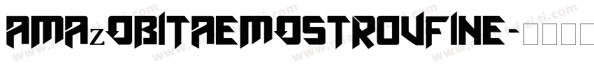 AmazObitaemOstrovFine字体转换