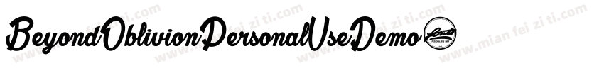 BeyondOblivionPersonalUseDemo1-WBDG字体转换
