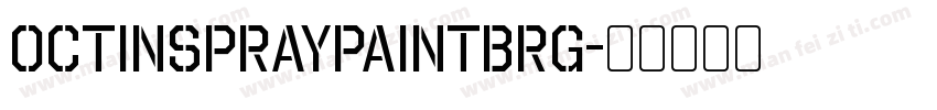 OctinSpraypaintBRg字体转换
