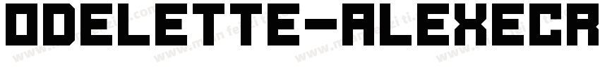 Odelette-AlexeCrisna字体转换