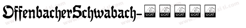 OffenbacherSchwabach字体转换