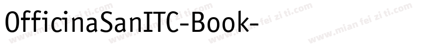 OfficinaSanITC-Book字体转换