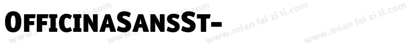 OfficinaSansSt字体转换