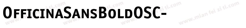 OfficinaSansBoldOSC字体转换