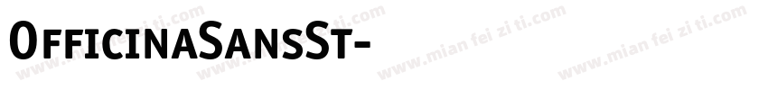 OfficinaSansSt字体转换