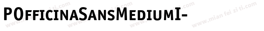 POfficinaSansMediumI字体转换