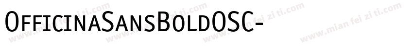 OfficinaSansBoldOSC字体转换