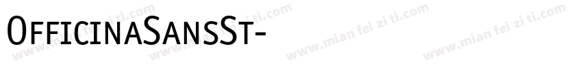 OfficinaSansSt字体转换