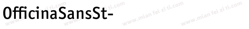 OfficinaSansSt字体转换