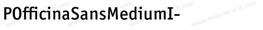 POfficinaSansMediumI字体转换