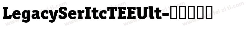 LegacySerItcTEEUlt字体转换