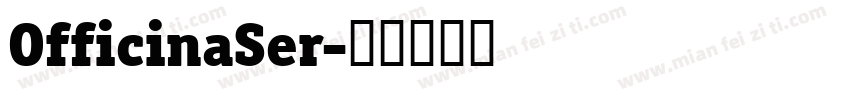 OfficinaSer字体转换
