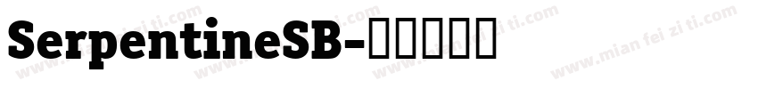 SerpentineSB字体转换