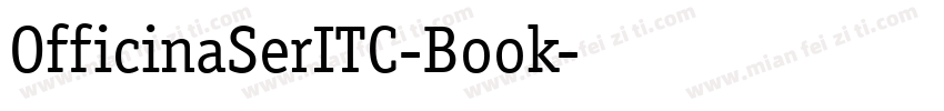 OfficinaSerITC-Book字体转换