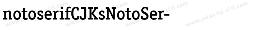 notoserifCJKsNotoSer字体转换