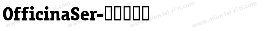 OfficinaSer字体转换