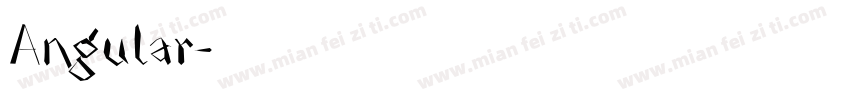 Angular字体转换