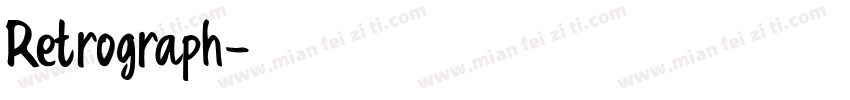 Retrograph字体转换