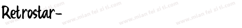 Retrostar字体转换