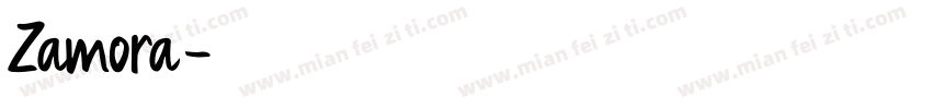 Zamora字体转换