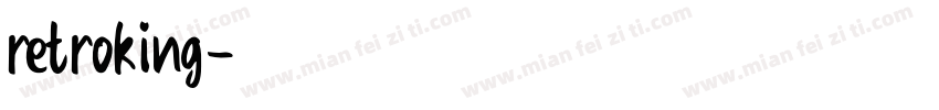 retroking字体转换