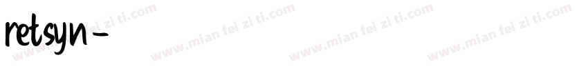retsyn字体转换