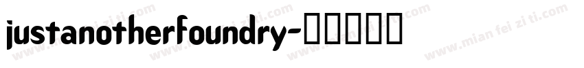 justanotherfoundry字体转换