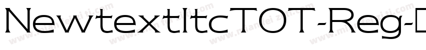 NewtextItcTOT-Reg字体转换