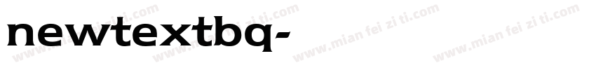 newtextbq字体转换