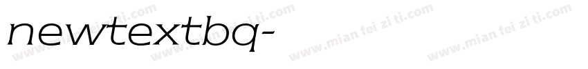 newtextbq字体转换