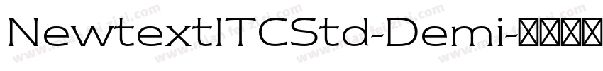 NewtextITCStd-Demi字体转换