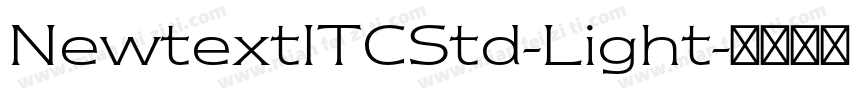 NewtextITCStd-Light字体转换