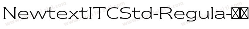 NewtextITCStd-Regula字体转换