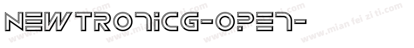 NewtronICG-Open字体转换
