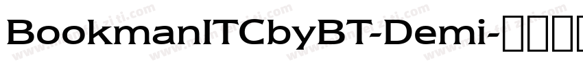 BookmanITCbyBT-Demi字体转换