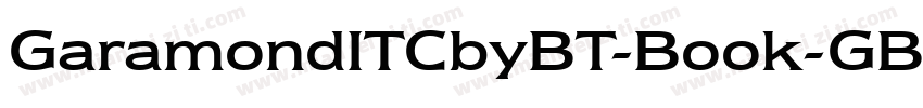 GaramondITCbyBT-Book-GBpc-EUC-H字体转换