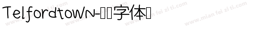 Telfordtown字体转换