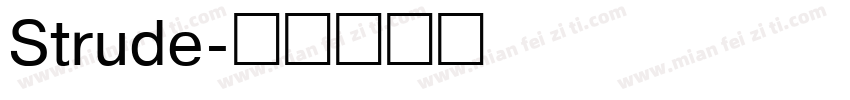 Strude字体转换