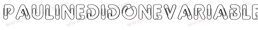 PaulineDidoneVariable字体转换
